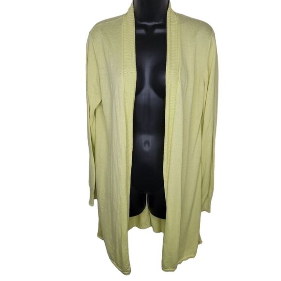 Chico's lightweight open front sweater cardigan Size 2 (Large) - Picture 1 of 5